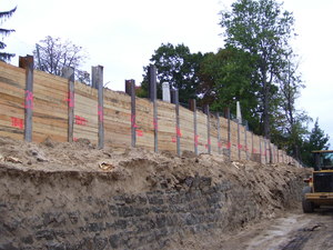 Picture of Fountain Street Retaining Wall Photo for project