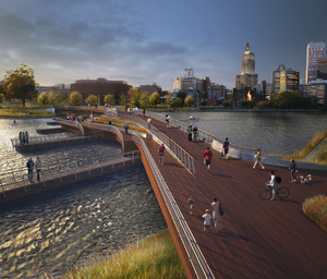 Picture of Providence Pedestrian Bridge Photo for project