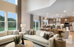 Open Floor Plan with 2-Story Gathering Space